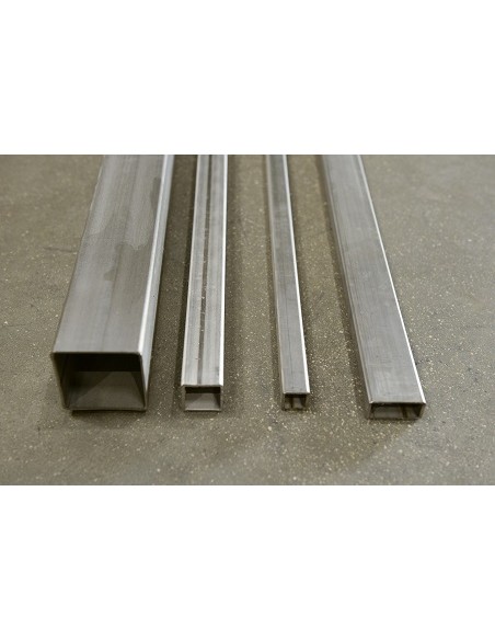 Tube aluminium 100x50