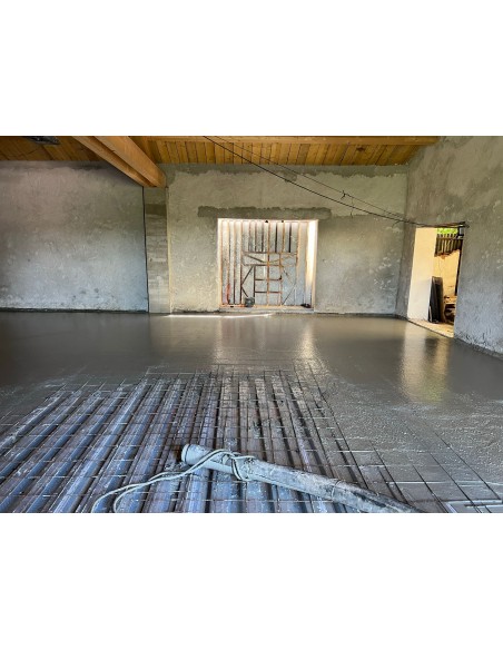 Coulage béton et ferraillage sur plancher collaborant