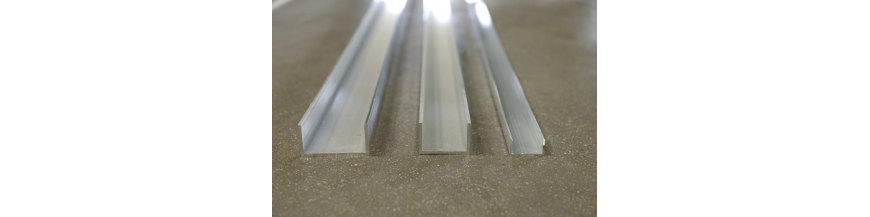 Profilé U aluminium — sections courantes en stock | CODIP